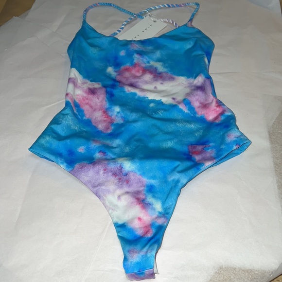 AYRA SWIM One Piece THONG Swimsuit Tie Dye - Picture 14 of 14